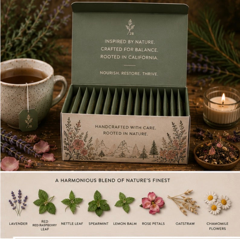 PETAL & PINE N0.28                         Women’s wellness - Balance & Restore