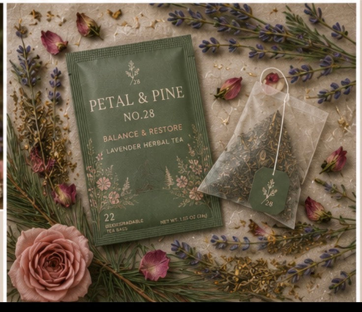PETAL & PINE N0.28                         Women’s wellness - Balance & Restore